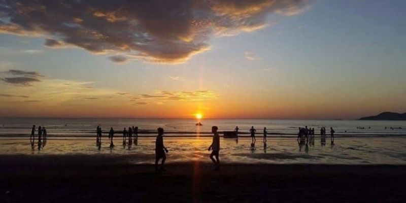 Bãi D được đánh giá là bãi biển yên tĩnh nhất của Sầm Sơn