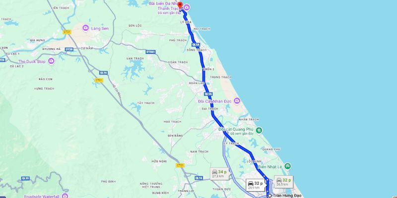 Du khách có thể tùy chọn cung đường gần với nơi lưu trú