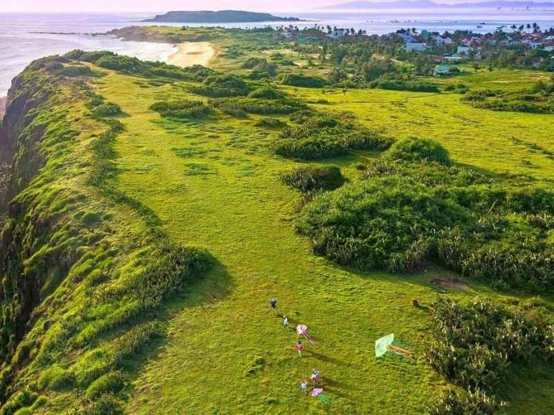 Vẻ đẹp của Bãi Xép mang dáng vẻ thơ mộng