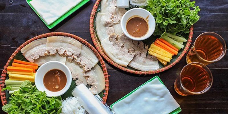 Bánh tráng cuốn thịt heo đậm vị đáng thử 