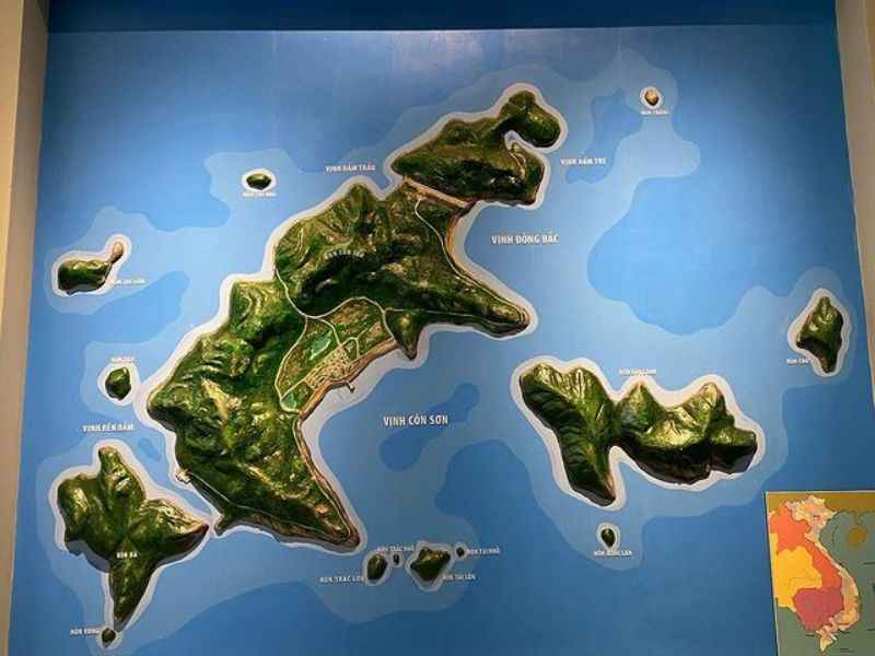 Vị trí của bảo tàng tại Côn Đảo