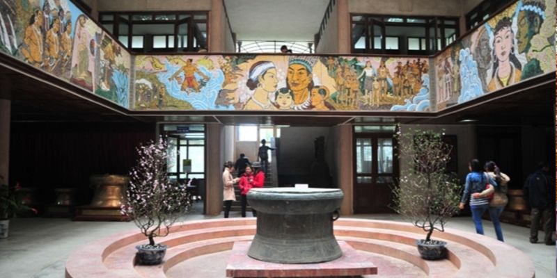 Kiến trúc khu vực bảo tàng cực kỳ ấn tượng