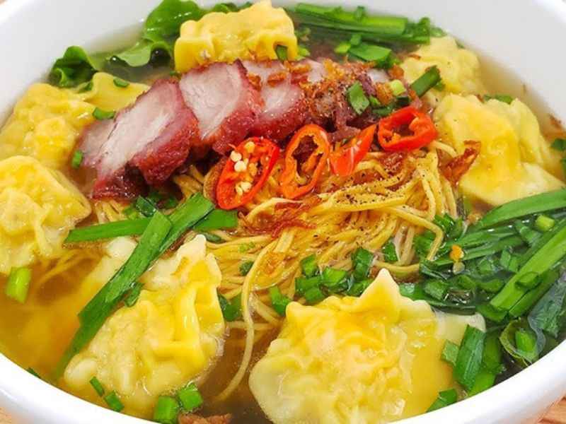 Thưởng thức hương vị đặc trưng của mì hoành da heo