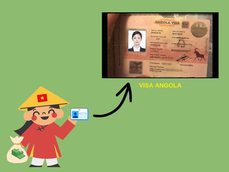 Cá nhân có lý lịch tốt và đủ tài chính sẽ được xét cấp visa đi Angola