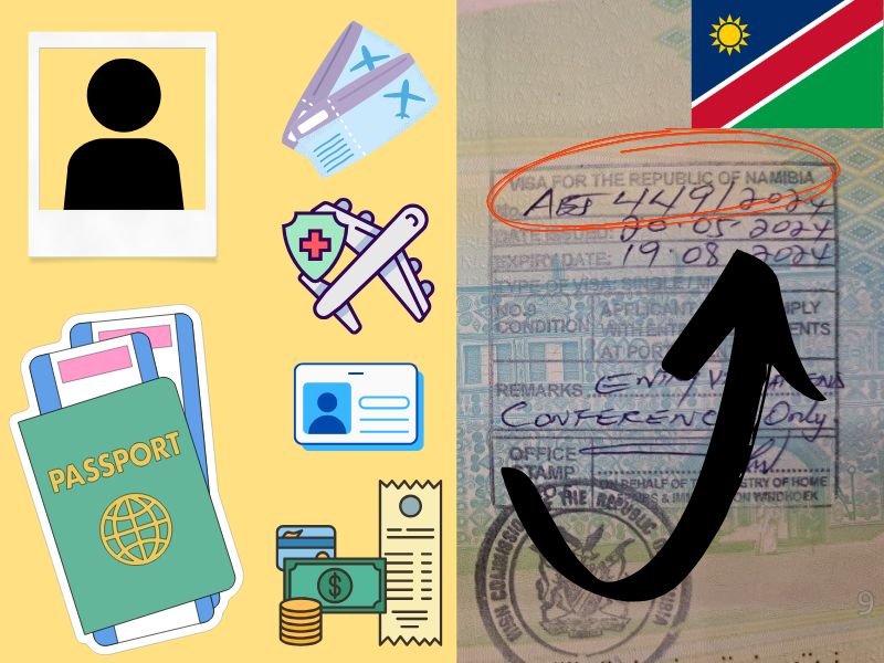 Các giấy tờ cần phải chuẩn bị để xin visa đi Namibia