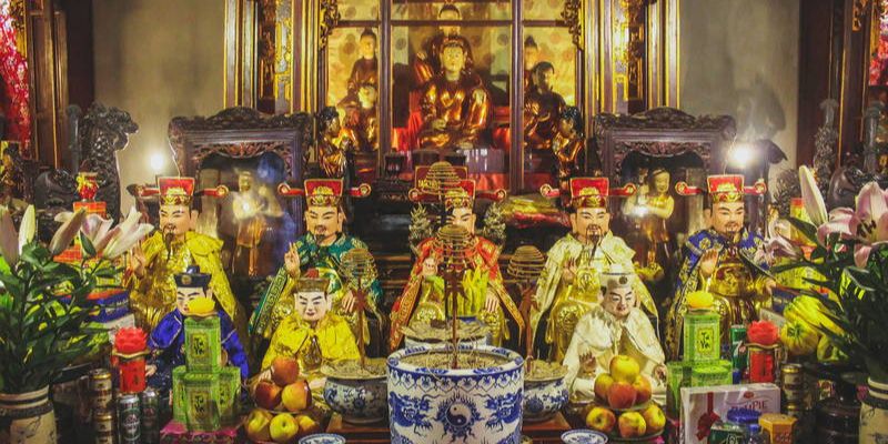 Các vị thần được thờ phụng tại đền mẫu Đồng Đăng