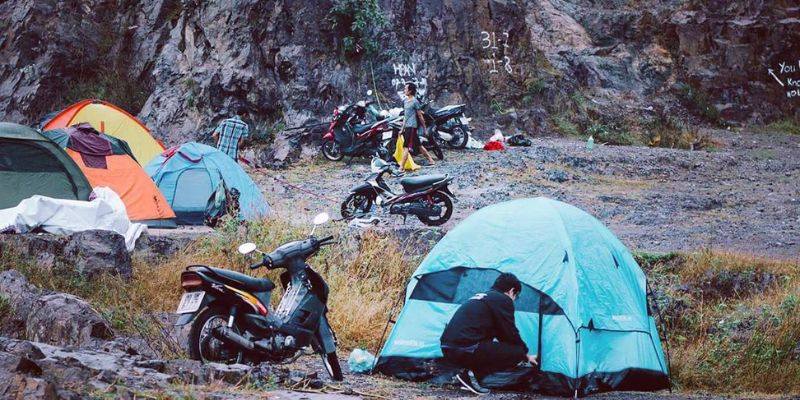 Cắm trại trên Đồi Con Heo là một trải nghiệm đáng nhớ