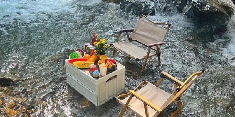 Cắm trại tại thác Đăng Mò Lạng Sơn là cơ hội để bạn trở về với thiên nhiên hoang sơ