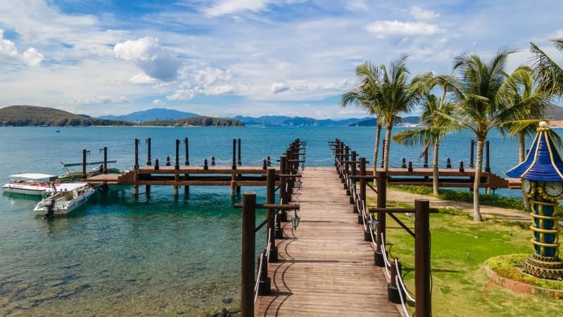 Cầu gỗ là điểm check in lý tưởng