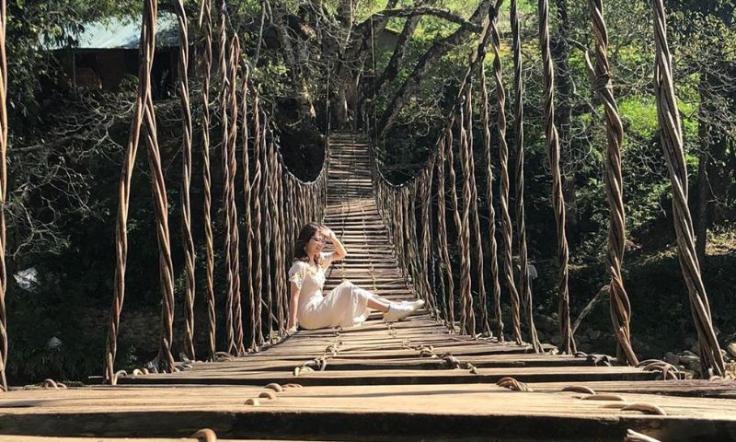 Cầu Mây mang vẻ đẹp độc đáo