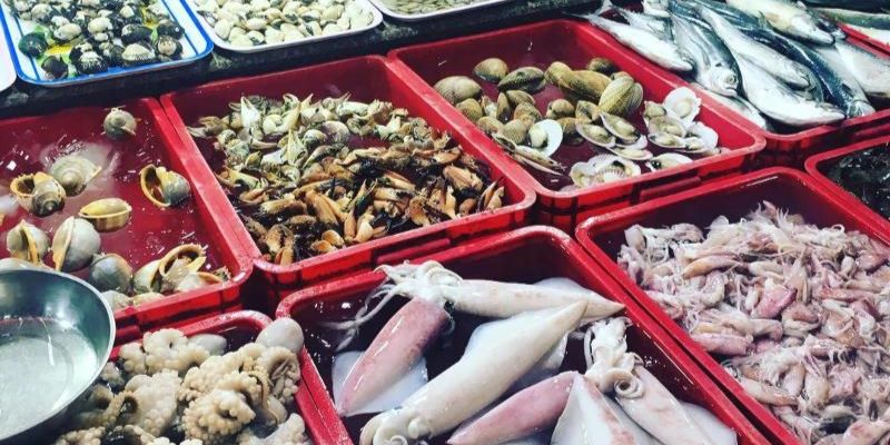 Rau củ, hải sản là những thực phẩm nổi bật nhất