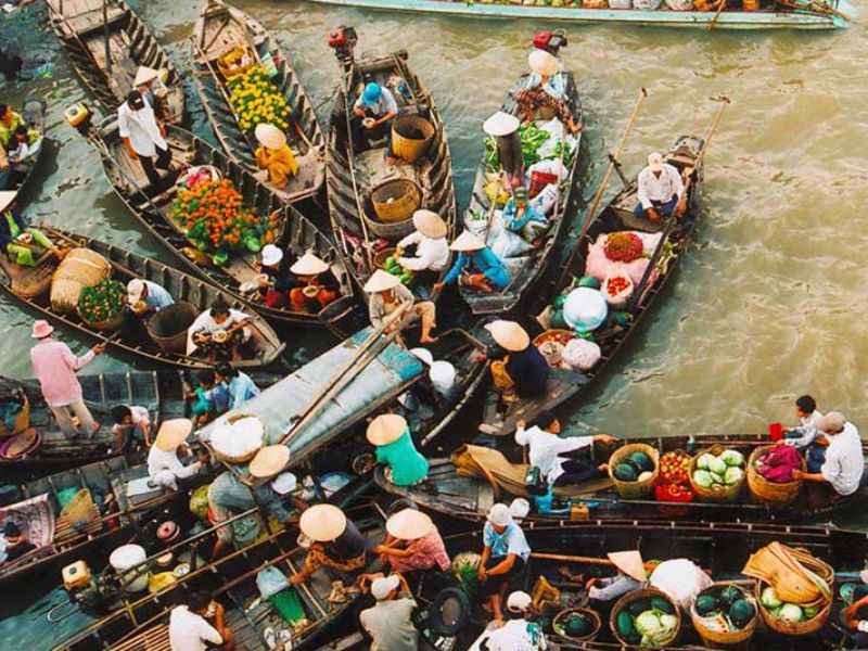 Lịch sử hình thành khu chợ nổi độc đáo tại Cần Thơ