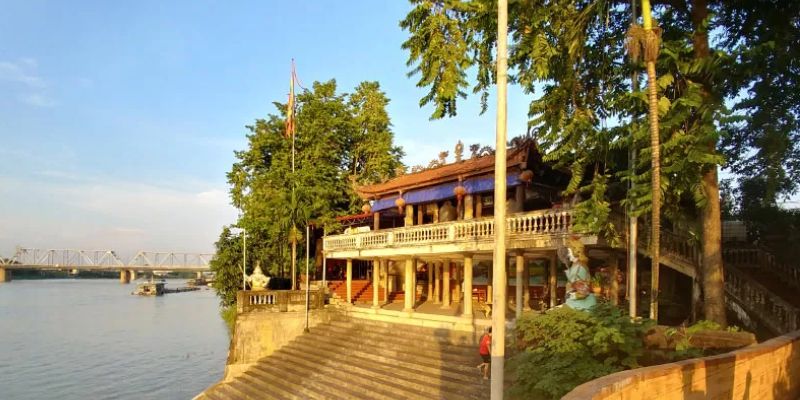 Chùa Đại Bi ẩn mình bên dòng sông Lô