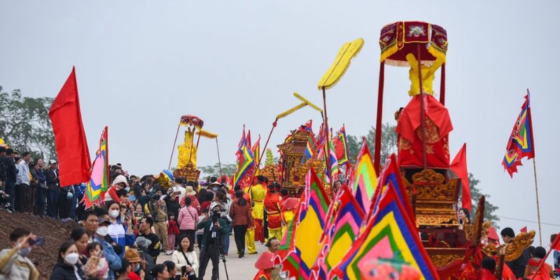 Lễ hội chùa Dạm diễn ra vào tháng 9 Âm lịch