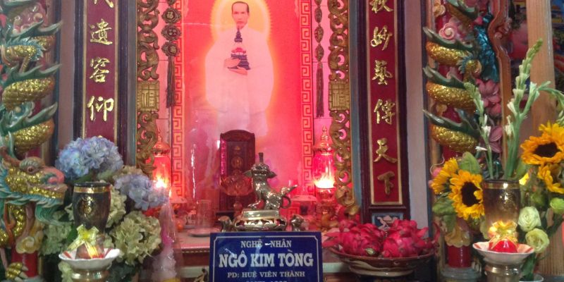 Người tạo ra các giá trị nghệ thuật này chính là sư Ngô Kim Tòng