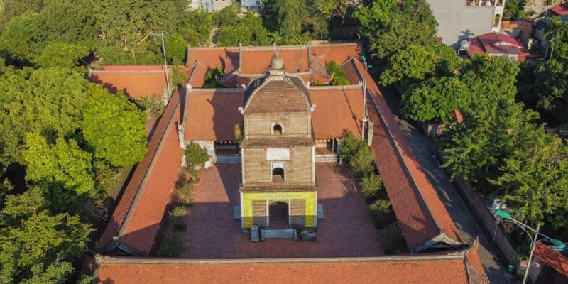 Chùa Dâu nằm ở vùng đất Bắc Ninh