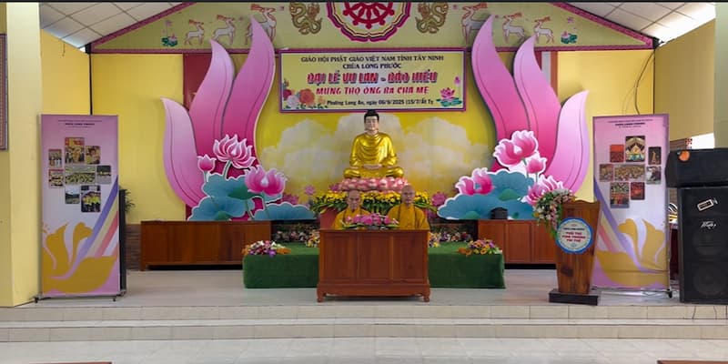 Chùa Long Phước tạo lạc tại địa phận Tây Ninh