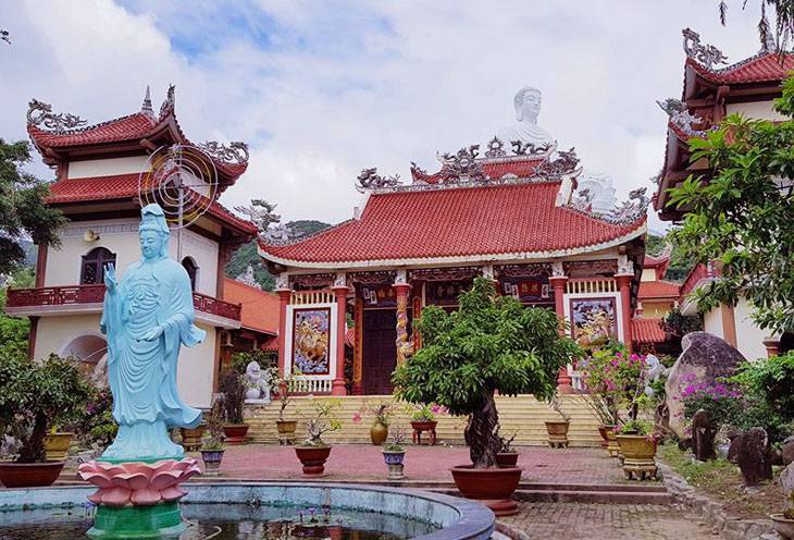 Chùa Ông Núi khang trang sau khi được tu bổ