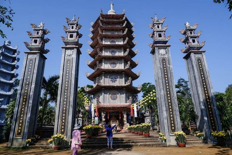 Chùa Thiên Ấn thuộc xã Thiên Ấn, tỉnh Quảng Ngãi