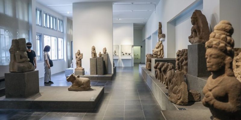 Bảo tàng điêu khắc Chăm ở Đà Nẵng trưng bày nhiều cổ vật quý giá