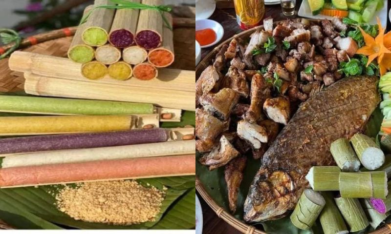 Cơm lam là một trong những món đặc sản của Pù Luông