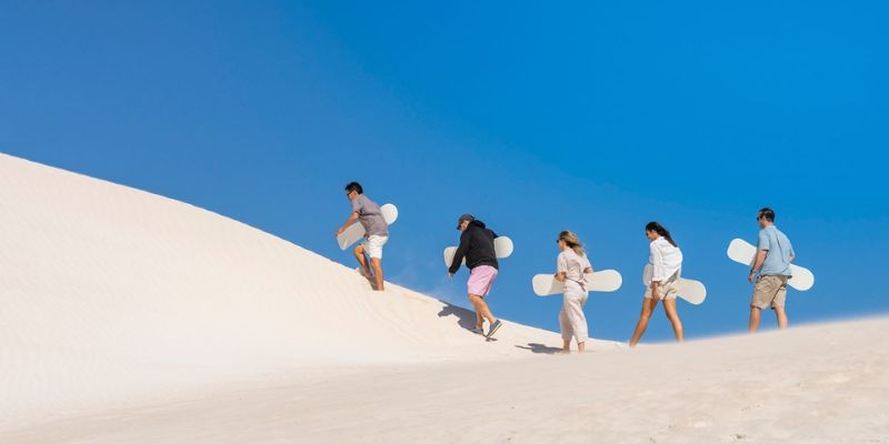 Thời điểm lý tưởng để đến cồn cát là mùa hè