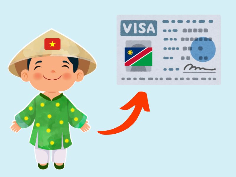 Công dân Việt Nam có lý lịch trong sạch đều xin được visa đi Namibia
