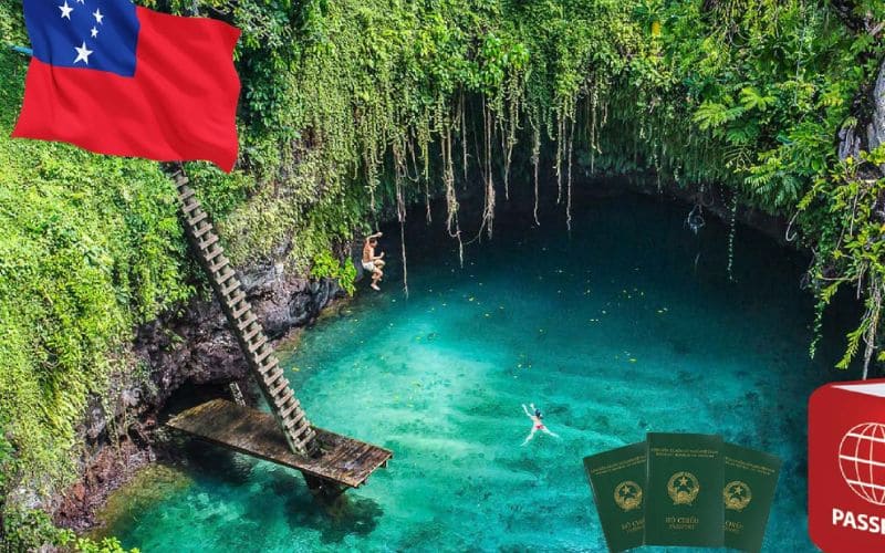 Công dân Việt Nam được miễn visa Samoa