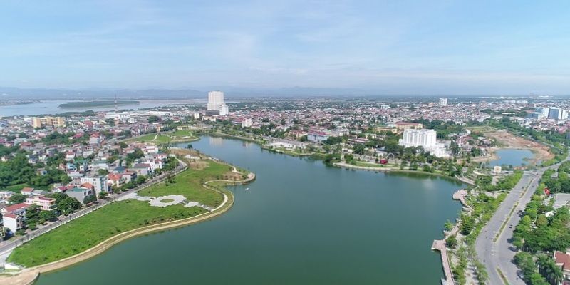 Toàn cảnh công viên Văn Lang Phú Thọ nổi tiếng