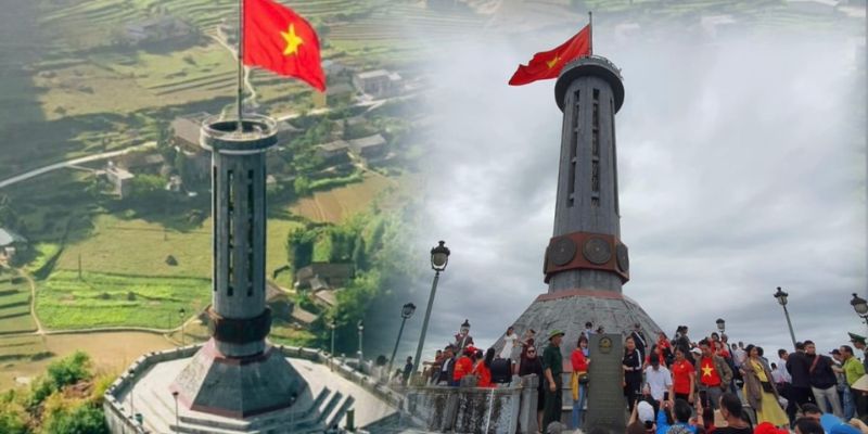 Hướng dẫn di chuyển tới cột cờ Lũng Cú vô cùng đơn giản