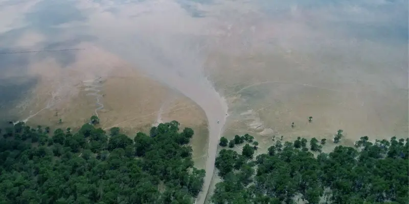 Địa thế cù lao với hai cửa sông lớn, bờ biển dài và hệ sinh thái phong phú