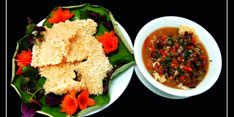 Đặc sản thịt dê cơm cháy