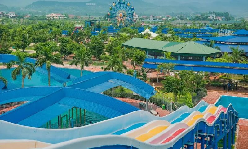 Đảo Ngọc Xanh là khu vực giải trí nổi tiếng tại Phú Thọ