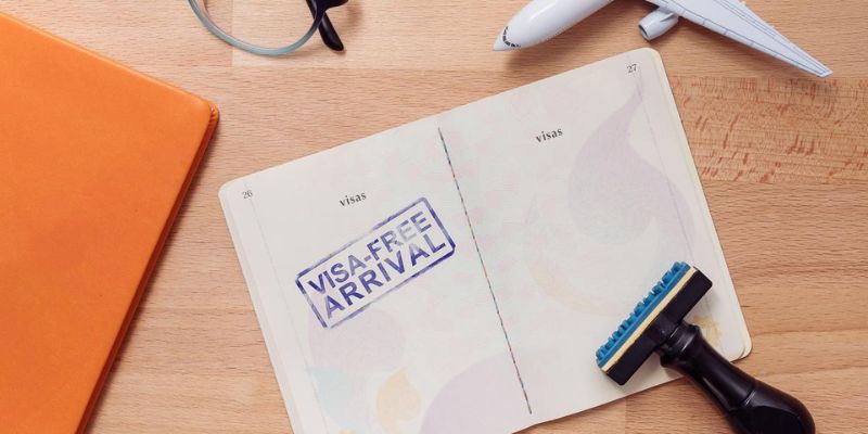 Dấu miễn thị thực khi nhập cảnh