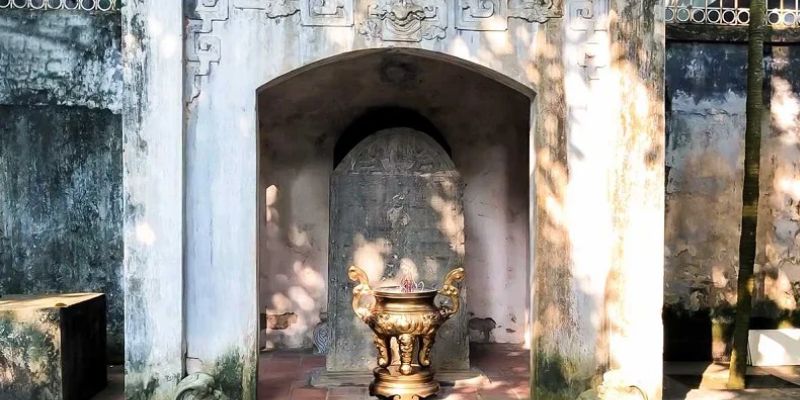 Nhà bia Cổ Pháp ghi công thời triều Lý