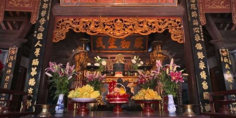 Đền thờ là nơi lưu giữ những giá trị văn hóa lâu đời