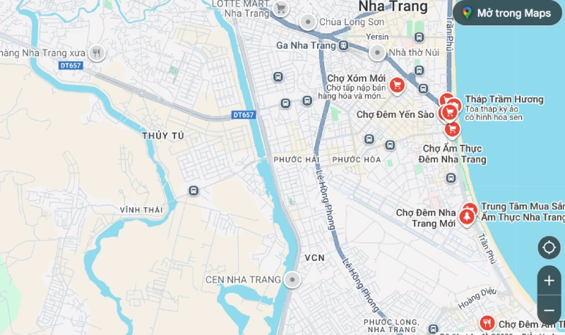 Di chuyển đến chợ đêm