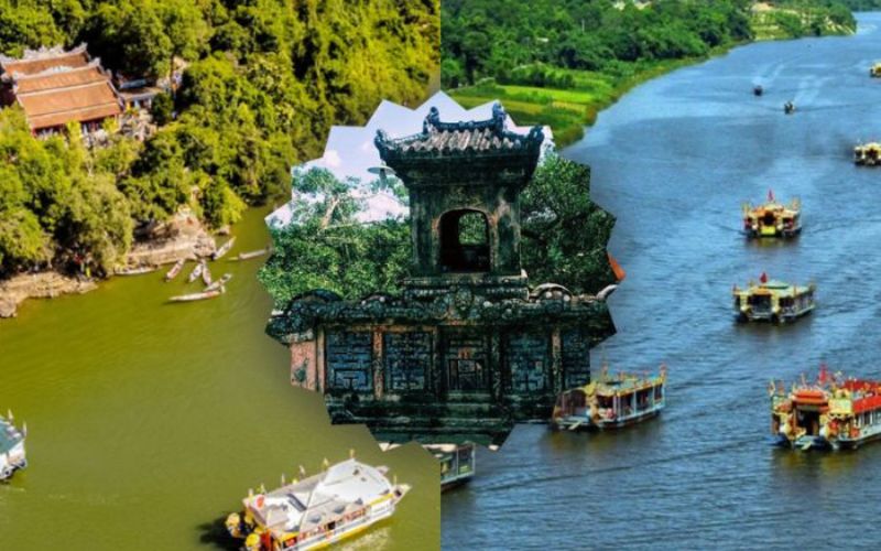 Điện Hòn Chén là nơi kết hợp hài hòa giữa văn hóa và nghệ thuật