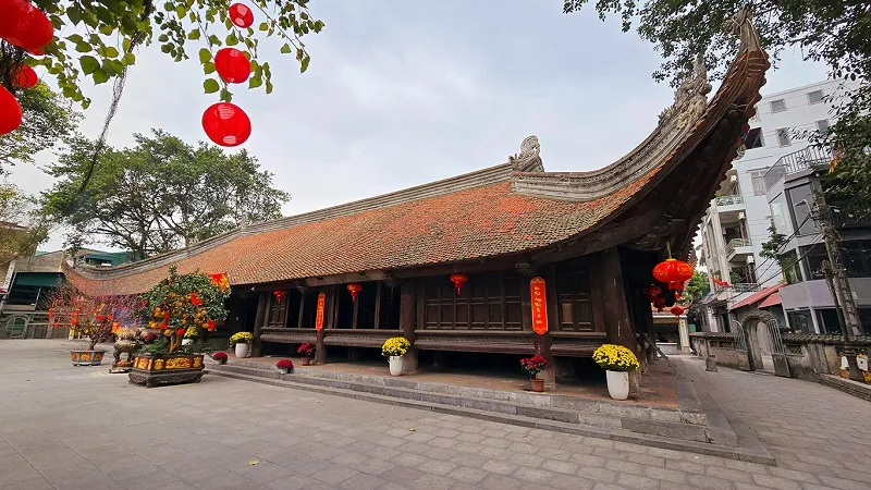 Kiến trúc của Đình Đình Bảng hoài cổ