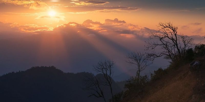 Check in và xuống núi vào buổi chiều