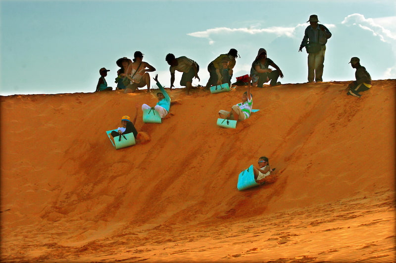 Cảm giác trượt từ trên cao xuống vô cùng thích thú