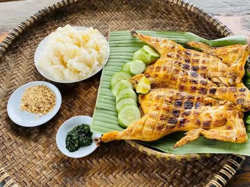 Ghé Phong Nha Kẻ Bàng không thể bỏ qua gà nướng chấm muối cheo