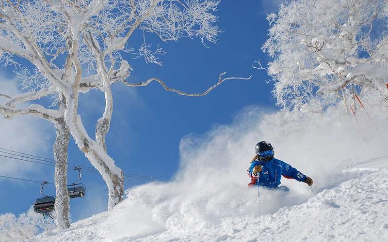 Mùa đông biến Nhật Bản thành xứ sở cổ tích, với tuyết trắng phủ Hokkaido