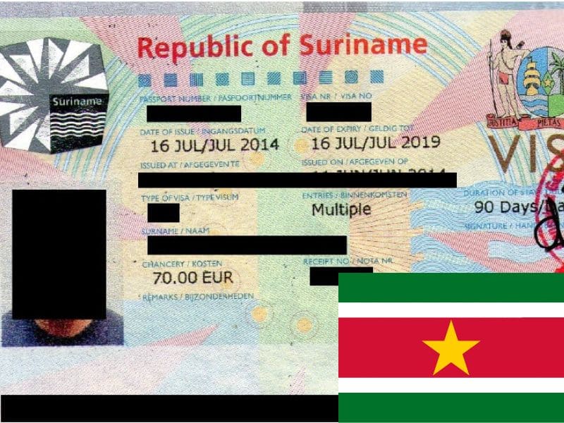 Hầu hết du khách đều cần visa Suriname để vào nước này