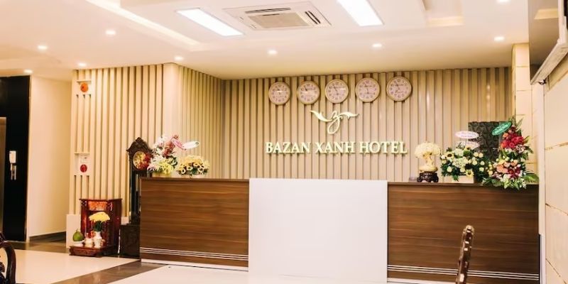 Khách sạn Bazan Xanh với không gian ấm cúng