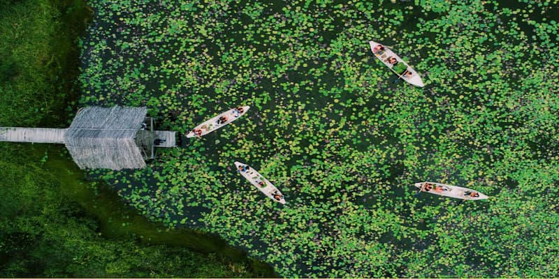 Nghỉ ngơi với đa dạng loại hình lưu trú tại cánh đồng bất tận