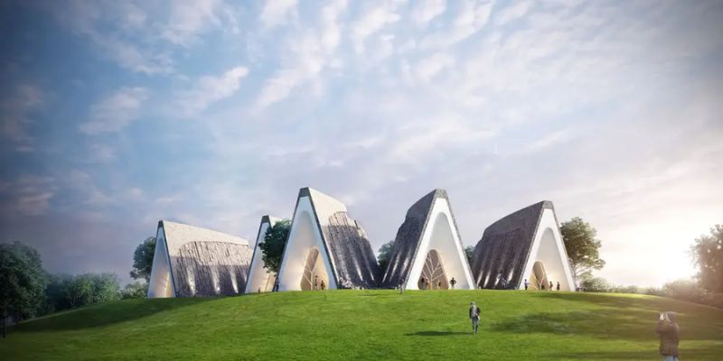 Kiến trúc bên ngoài của bảo tàng tại Buôn Mê Thuột