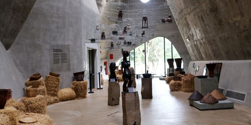 Kiến trúc bên trong của bảo tàng cà phê thế giới