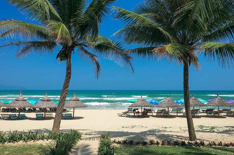 Mùa hè nắng vàng rực rỡ trên bờ biển Mỹ Khê