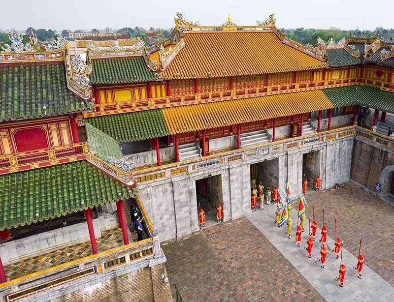 Đại Nội là nơi tái hiện vẻ uy nghiêm của triều Nguyễn